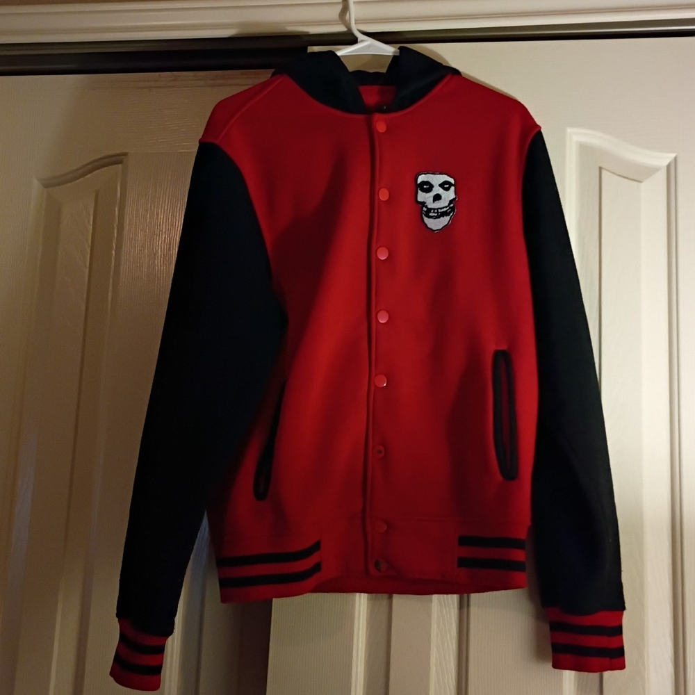 Red and Black Varsity Jacket